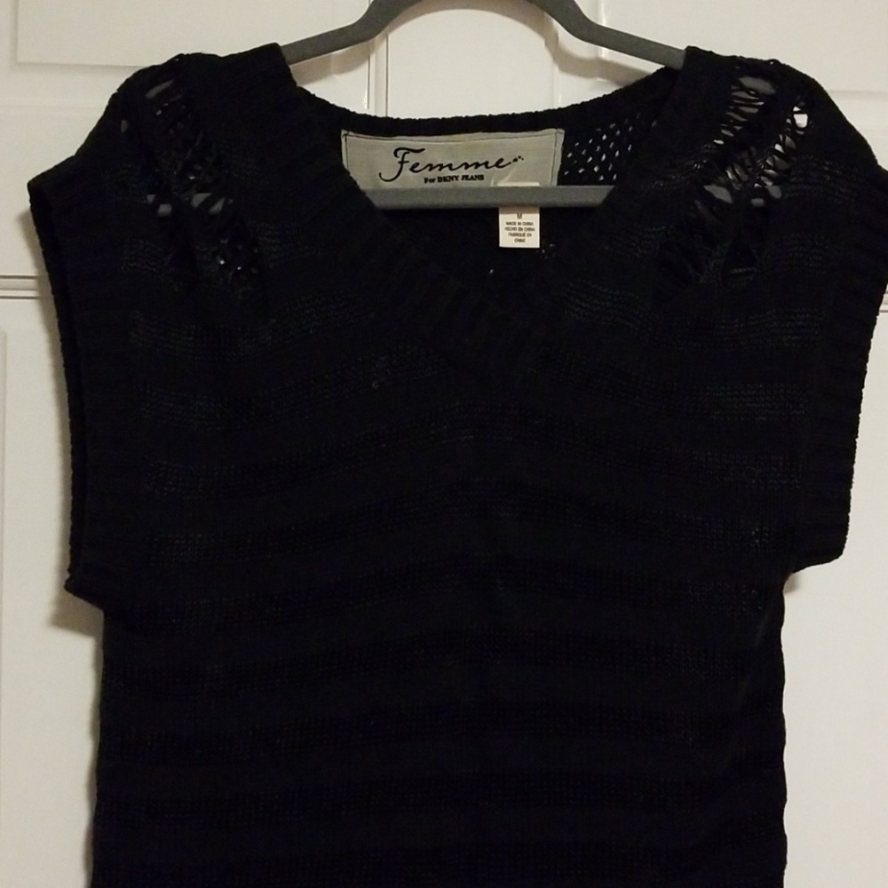 Femme DKNY sleeveless sweater (M)